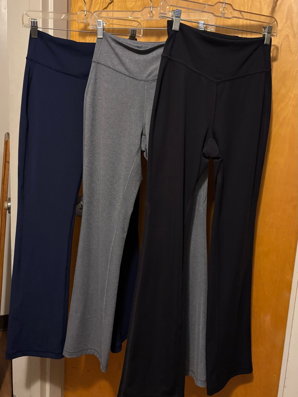 tek gear Ultra Stretch Boot-Cut Flare Active Pants in Black, Gray, Navy